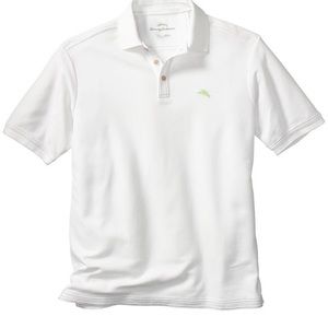 Tommy Bahama emerfield polo - white /green